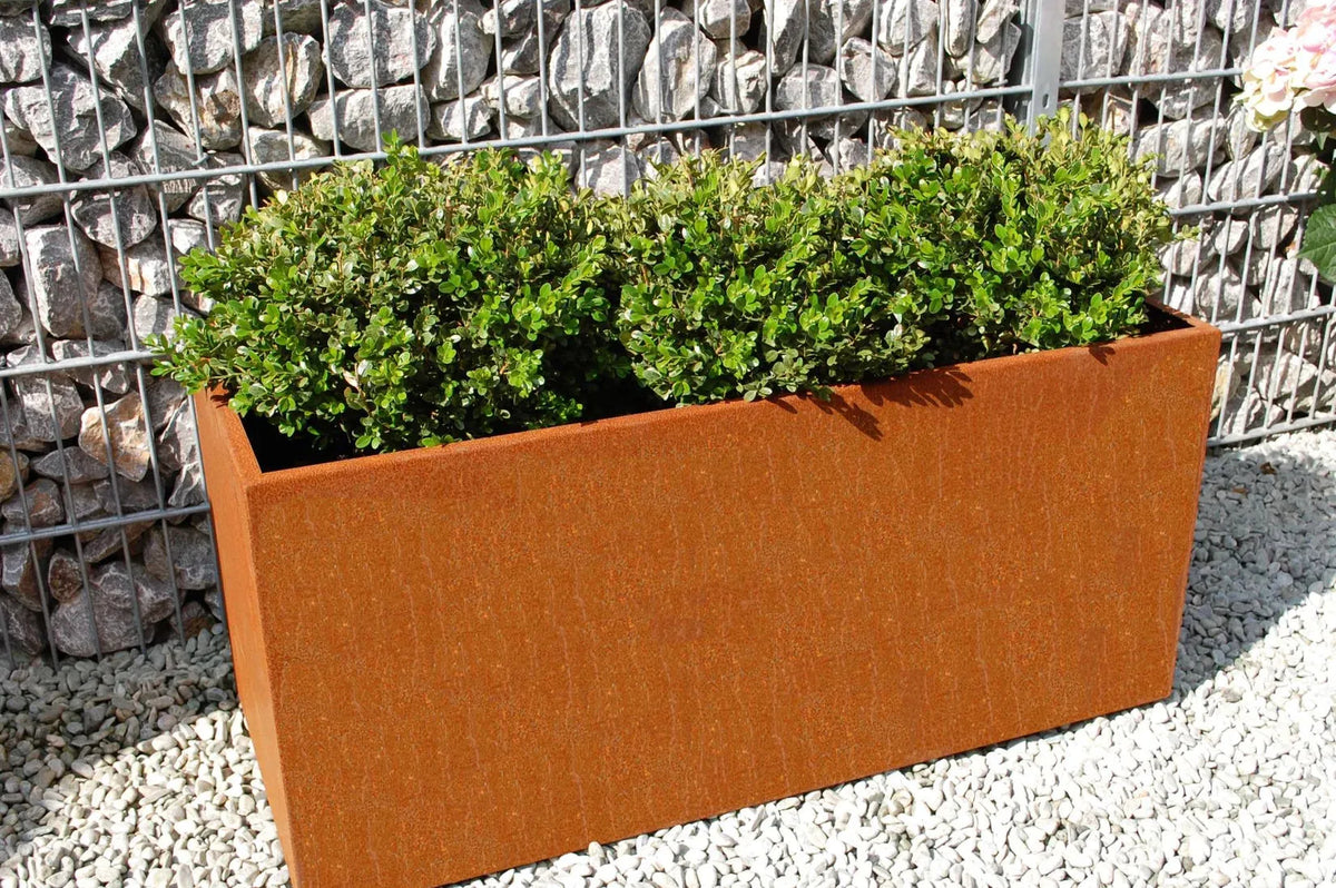 Pflanzkübel - Ryan, 30x60x30cm, von aplanta, in Braun