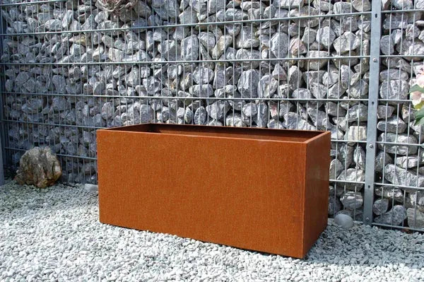 Pflanzkübel - Ryan, 30x60x30cm, von aplanta, in Braun