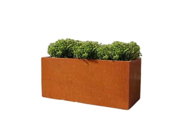 Pflanzkübel - Ryan, 30x60x30cm, von aplanta, in Braun