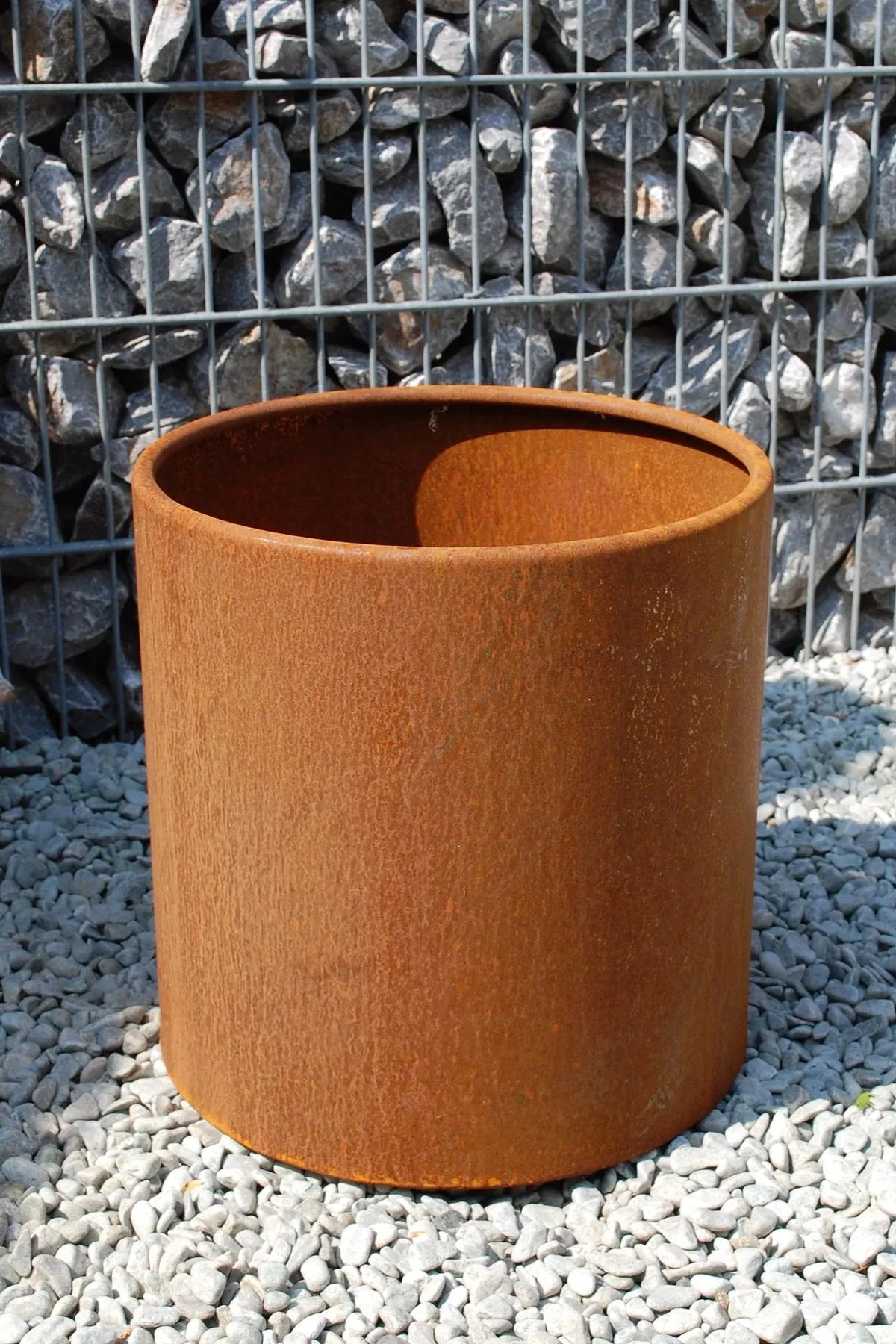 Pflanzkübel - Mejra, 40x40cm, von aplanta, in Braun