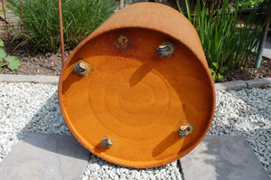 Pflanzkübel - Mejra, 50x50cm, von aplanta, in Braun