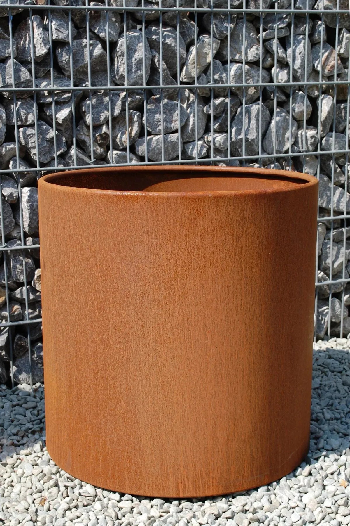 Pflanzkübel - Mejra, 60x60cm, von aplanta, in Braun