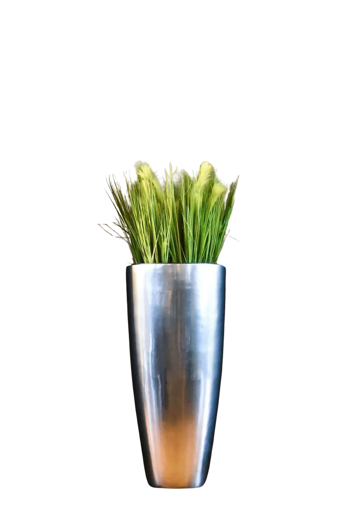 Pflanzkübel - Anouk, 80 cm, von aplanta, 80cm hoch, in Silber