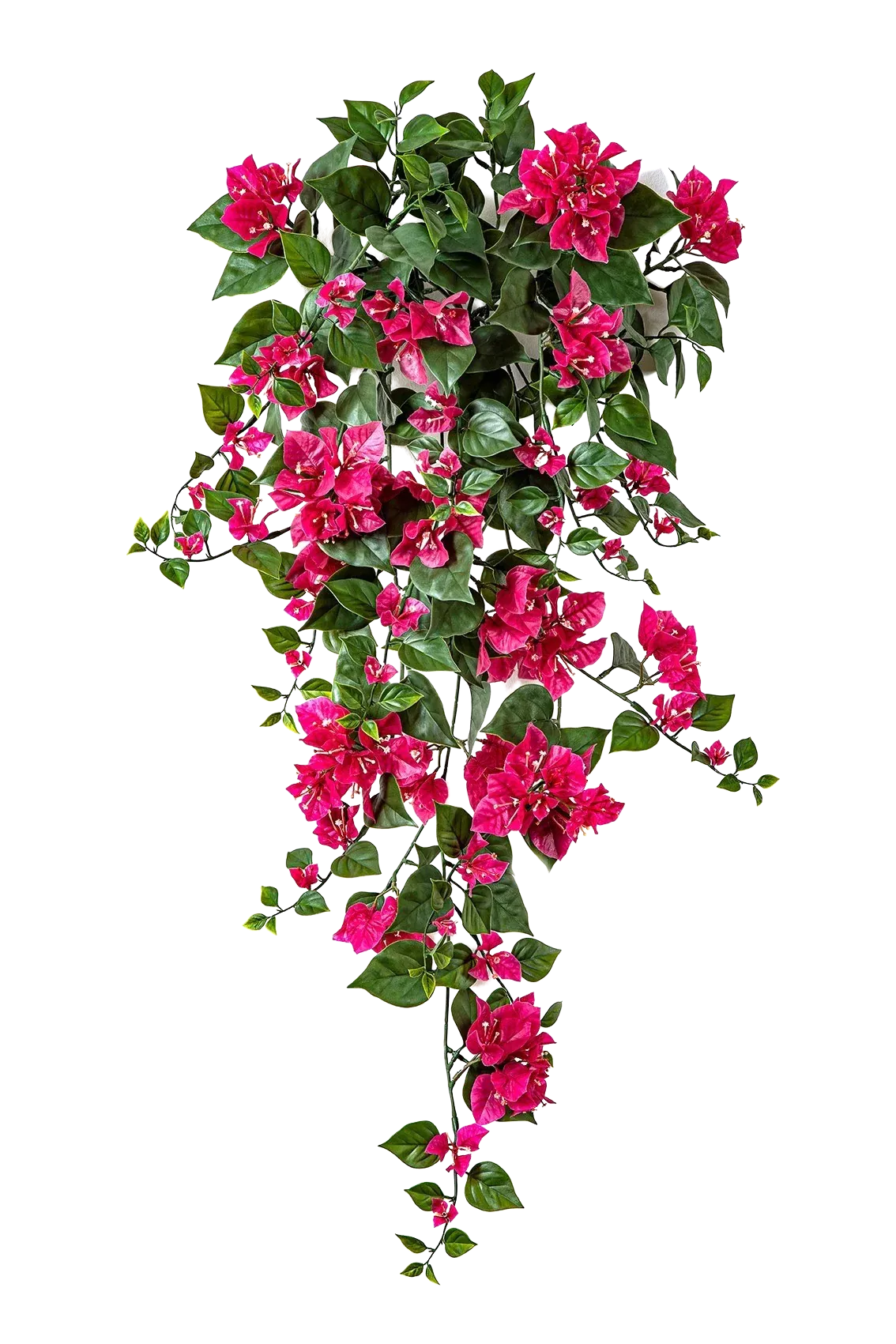 Künstliche Bougainville - Erna, 100 cm, Kunstblume von aplanta, UV-beständig, Steckpflanze, in Fuchsia, für draußen