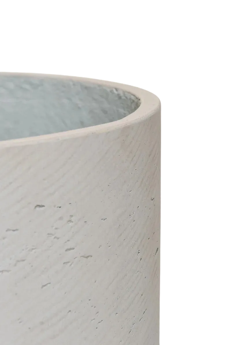 Blumentopf - Nole, 44x42cm, Pflanzkübel von aplanta, in Beige, für drinnen & draußen