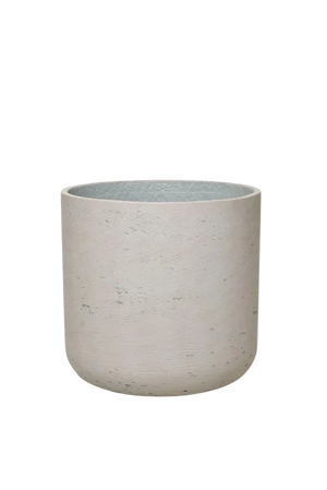 Blumentopf - Nole, 44x42cm, Pflanzkübel von aplanta, in Beige, für drinnen & draußen