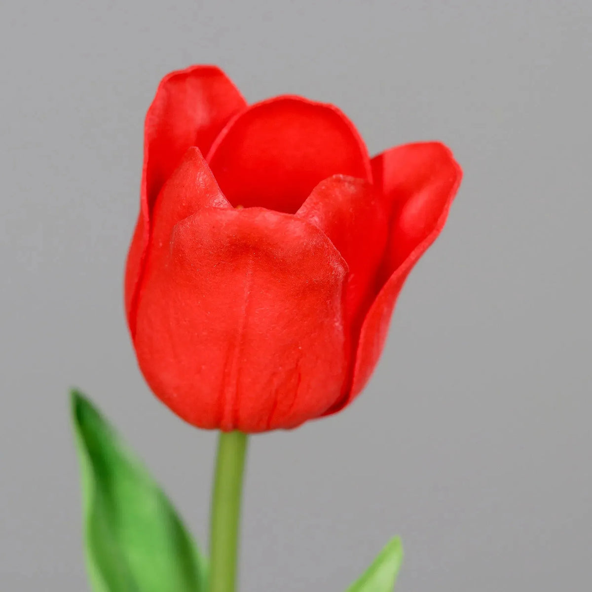Künstliche Tulpe - Merry, 60 cm, Kunstblume von aplanta, Real Touch, in Rot, für drinnen & draußen