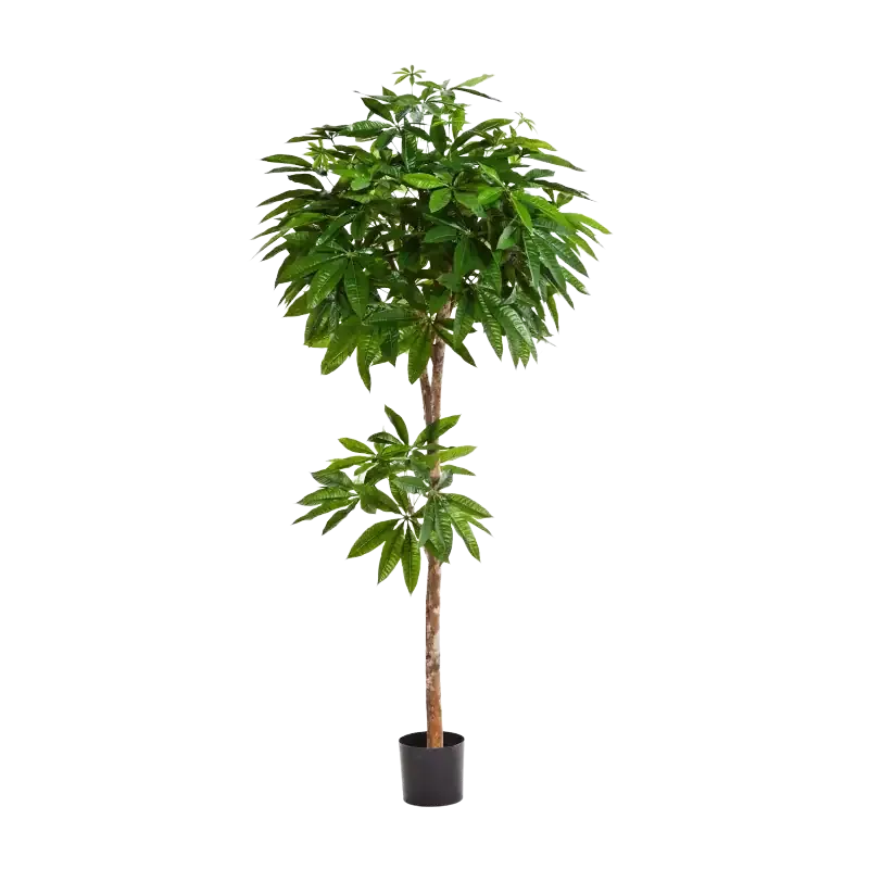 Künstliche Glückskastanie - Owen, 180 cm, Kunstbaum von aplanta, feuerhemmend, 180 cm feuerhemmend, in Grün, für drinnen