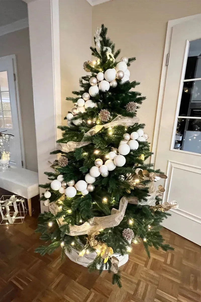 Künstlicher Weihnachtsbaum - Gabriel, 210 cm, Kunstbaum von aplanta, in Grün, für drinnen