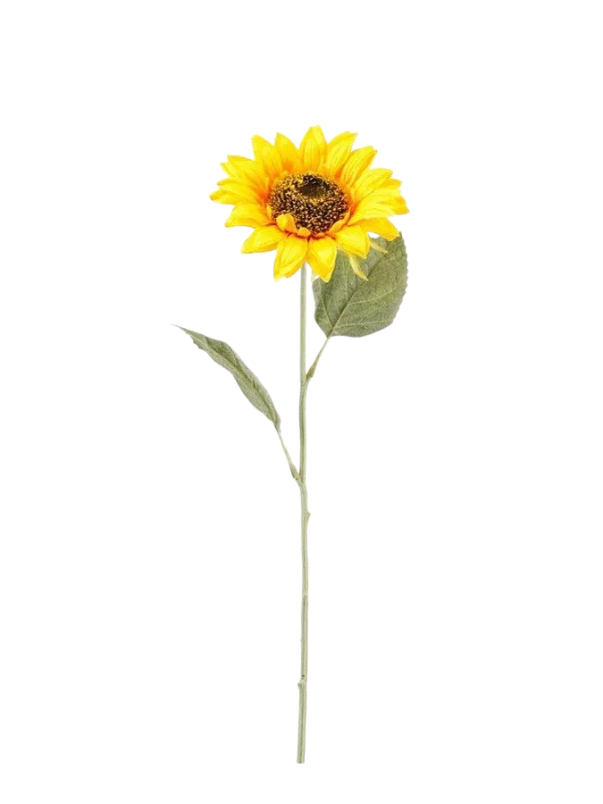 Künstliche Sonnenblume - Sunny, 62 cm, Kunstblume von aplanta, in Gelb, für drinnen