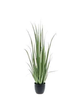 Künstliches Yucca Gras - Iva, 120 cm, Kunstpflanze von aplanta, in Grün, für drinnen