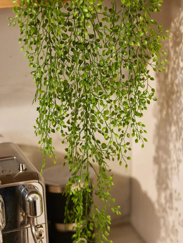 Künstlicher Hänge-Jasmin - Levin, 80 cm, Kunstpflanze von aplanta, Steckpflanze, in Natur, für drinnen