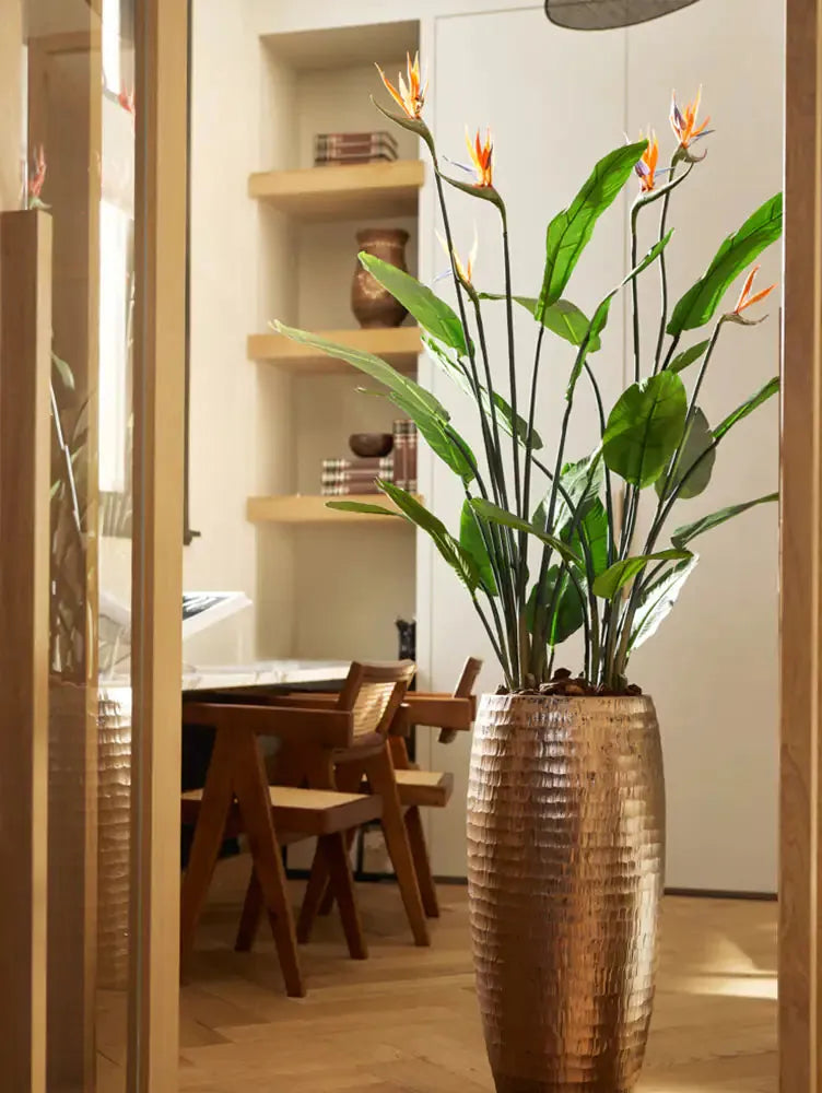 Künstliche Strelitzia - Constantin, 120 cm, Kunstbaum von aplanta, in Grün, für drinnen