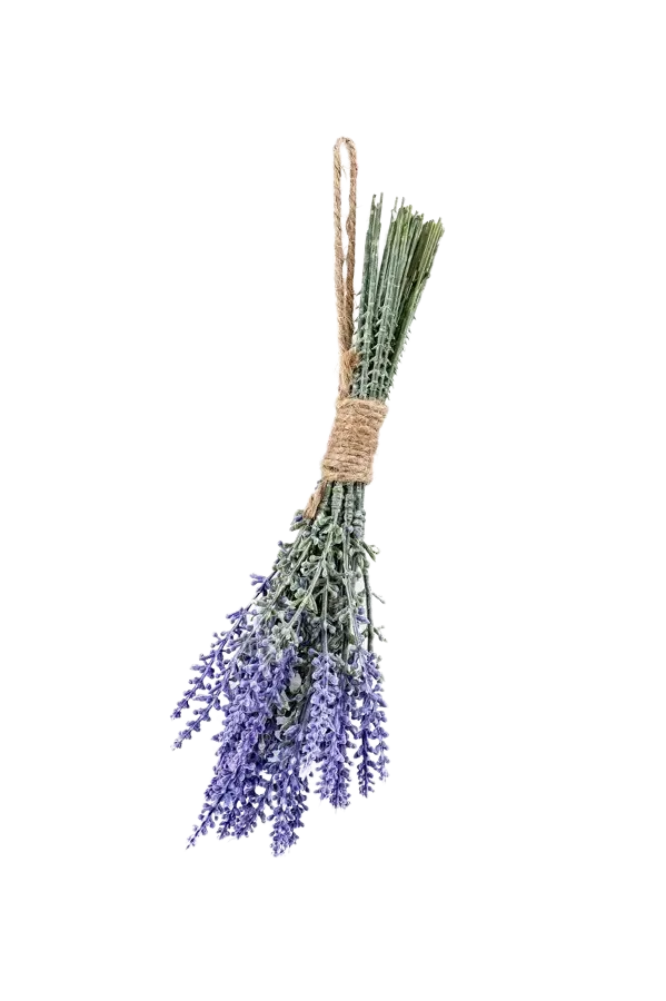 Künstlicher Lavendel Bund - Octan, 24 cm, Kunstpflanze von aplanta, in Natur, für drinnen