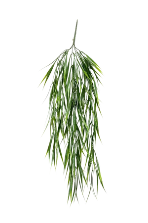 Künstliches Hänge-Gras - Luise, 80 cm, Kunstpflanze von aplanta, UV-beständig, Steckpflanze, in Grün, für draußen