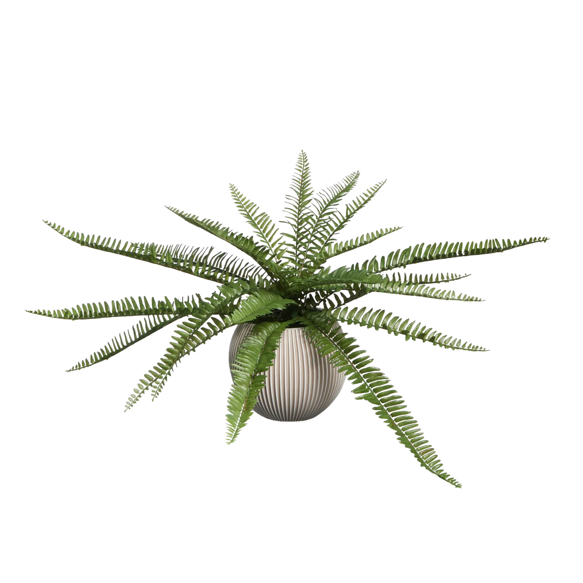 Künstlicher Schwertfarn - Bali, 51 cm, Kunstpflanze von aplanta, Steckpflanze, in Grün, für drinnen