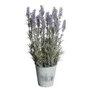 Künstlicher Lavendel - Darbas, 45 cm, Kunstpflanze von aplanta, in Lila, für drinnen
