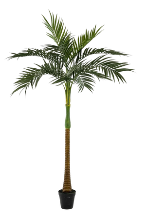Künstliche Palme - Zasta, 245 cm, Kunstbaum von aplanta, UV-beständig, in Grün, für draußen