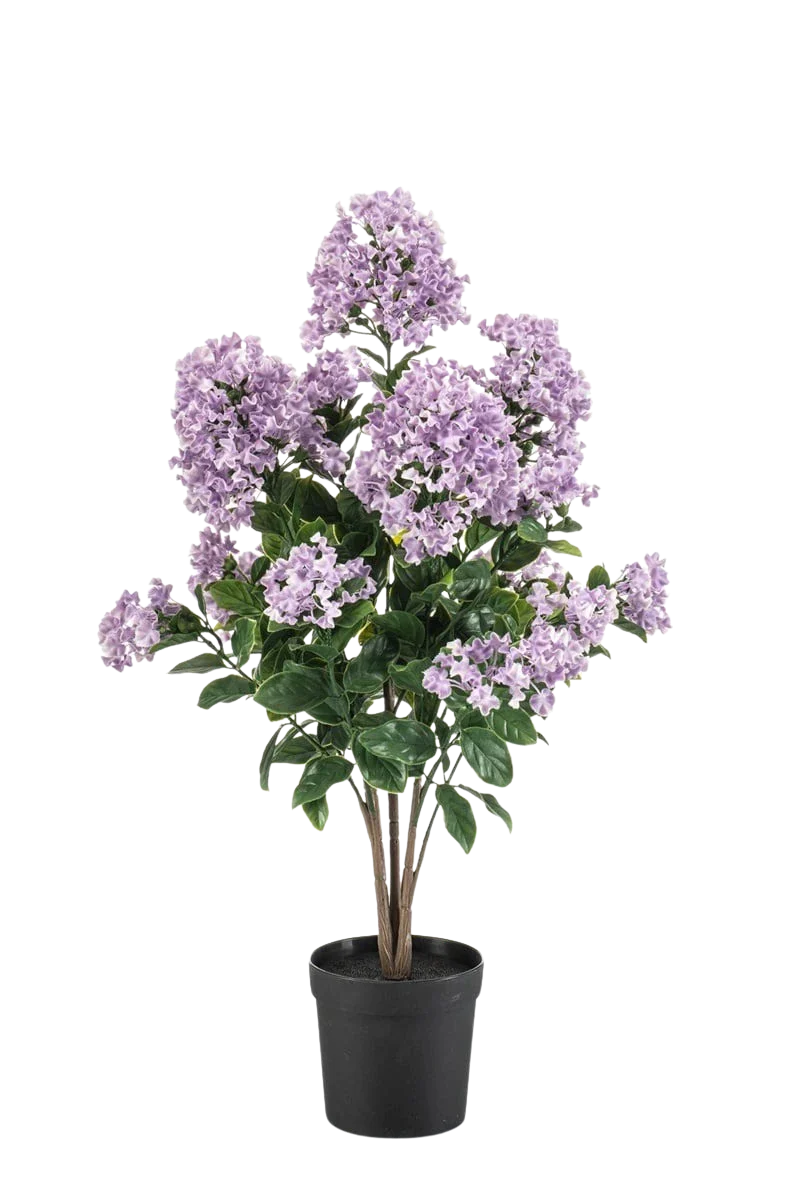 Künstlicher Flieder - Pina, 65 cm, Kunstbaum von aplanta, UV-beständig, in Lila, für draußen