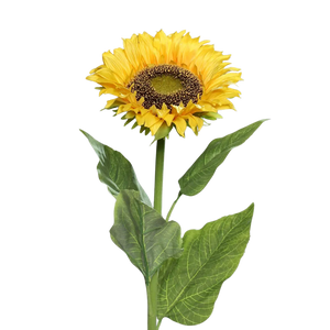 Künstliche Sonnenblume - Ilkay, 78 cm, Kunstblume von aplanta, Real Touch, in Gelb, für drinnen
