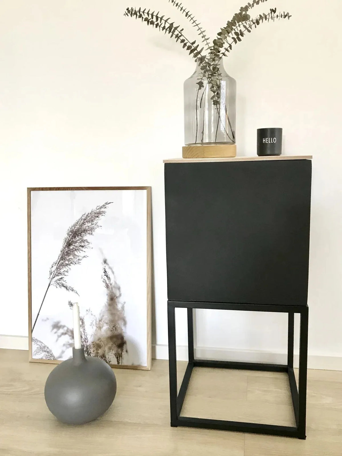 Pflanzkübel - Sefa, 80x40x40cm, von aplanta, Anthrazit, in Schwarz