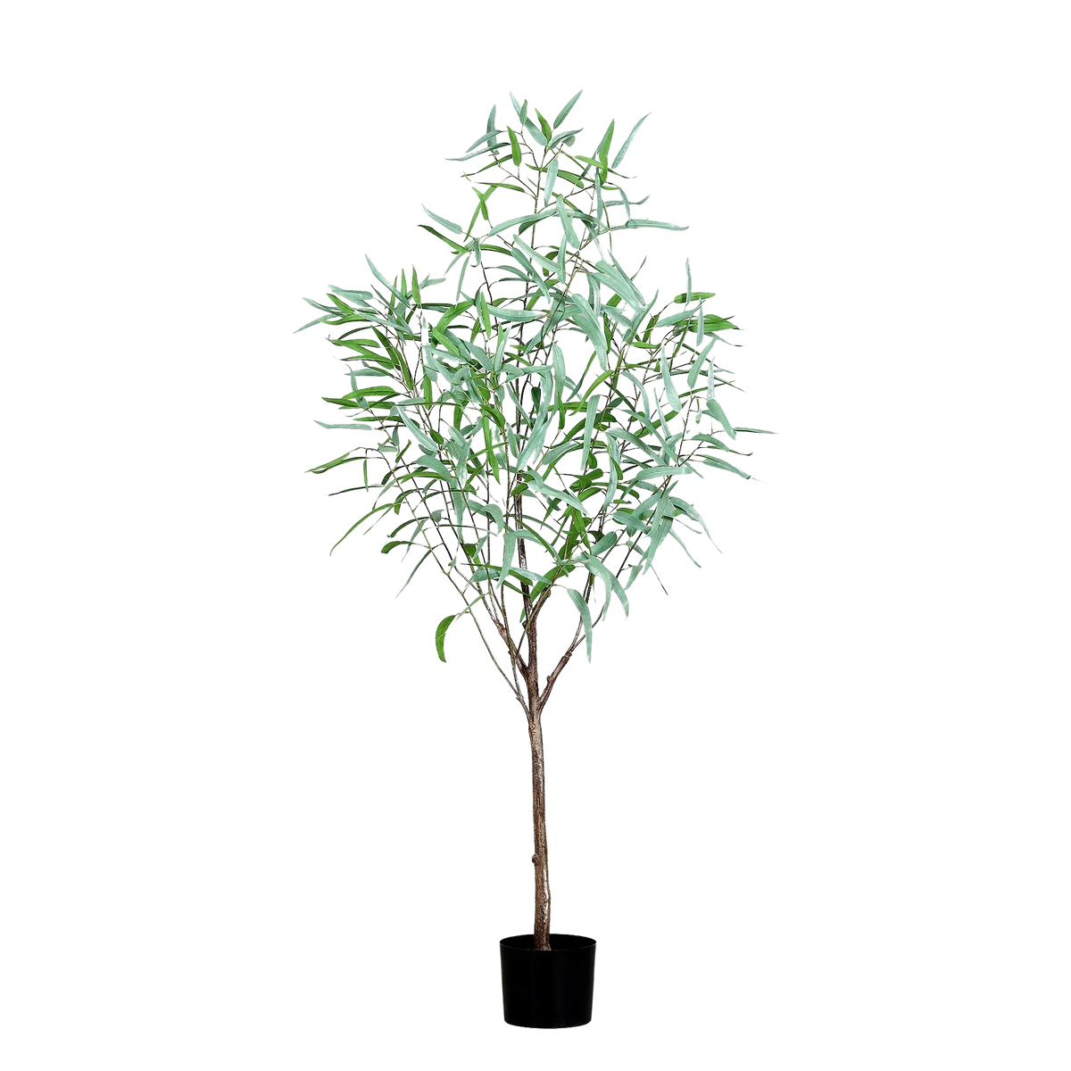 Künstlicher Eukalyptus - Manfred, 165 cm, Kunstbaum von aplanta, in Grün, für drinnen
