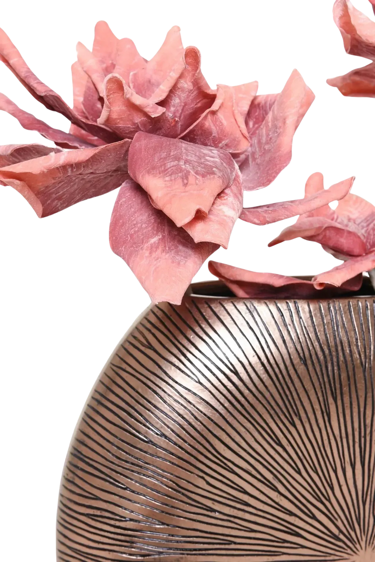 Bodenvase - Khloe, Pflanzkübel von aplanta, Schwarz, in Gold