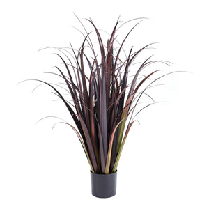 Künstliches Gras - Severin, 90 cm, Kunstpflanze von aplanta, in Grün, für drinnen