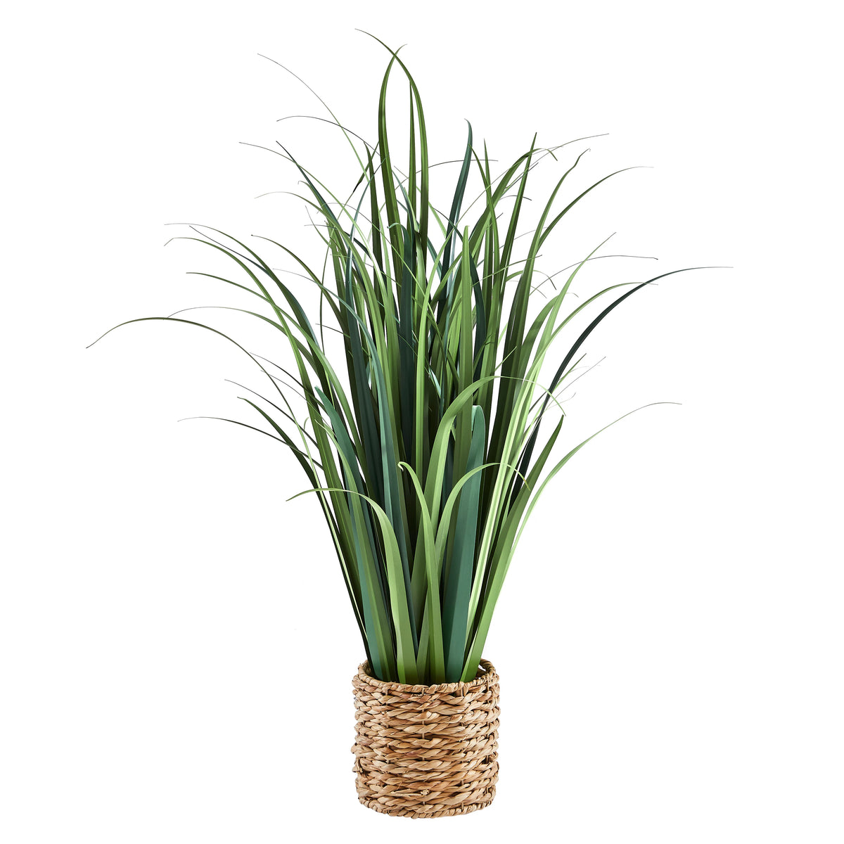 Künstliches Gras - Alaric, 90 cm, Kunstpflanze von aplanta, in Grün, für drinnen