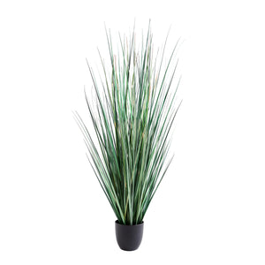 Künstliches Gras - Odalinde, 120 cm, Kunstpflanze von aplanta, in Grün, für drinnen