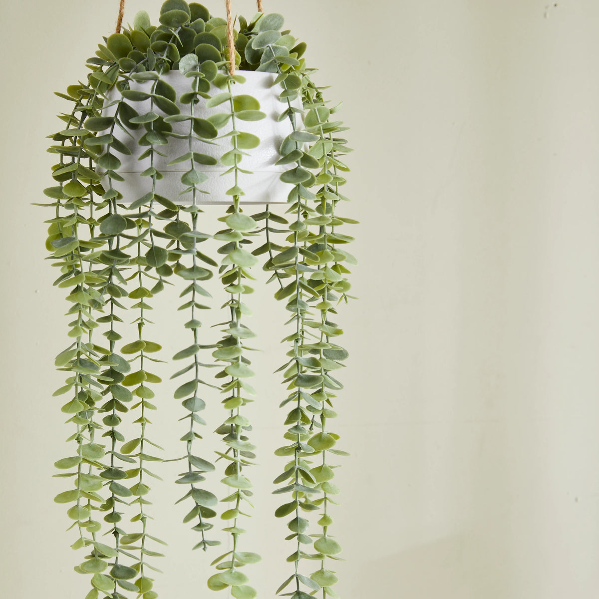 Künstliche Hänge-Eukalyptus - Philemon, 95 cm, Kunstpflanze von aplanta, in Grün, für drinnen