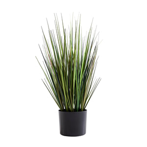 Künstliches Gras - Selwyn, 60 cm, Kunstpflanze von aplanta, in Grün, für drinnen