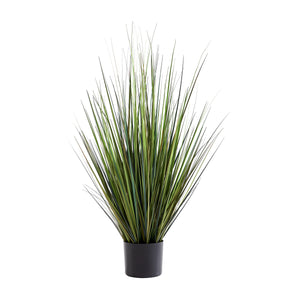 Künstliches Gras - Selwyn, 90 cm, Kunstpflanze von aplanta, in Grün, für drinnen