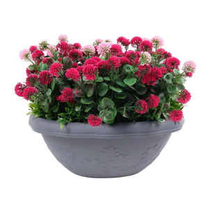 Künstliche Blumen im Balkon Pflanzkasten - Ina | 33 cm rosa