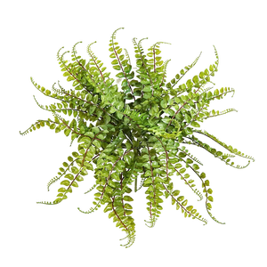 Künstlicher Streifenfarn - Carolina, 40 cm, Kunstpflanze von aplanta, Steckpflanze, in Natur, für drinnen