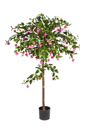 Künstliche Fuchsie - Regina, 140 cm, Kunstbaum von aplanta, in Rot, für drinnen