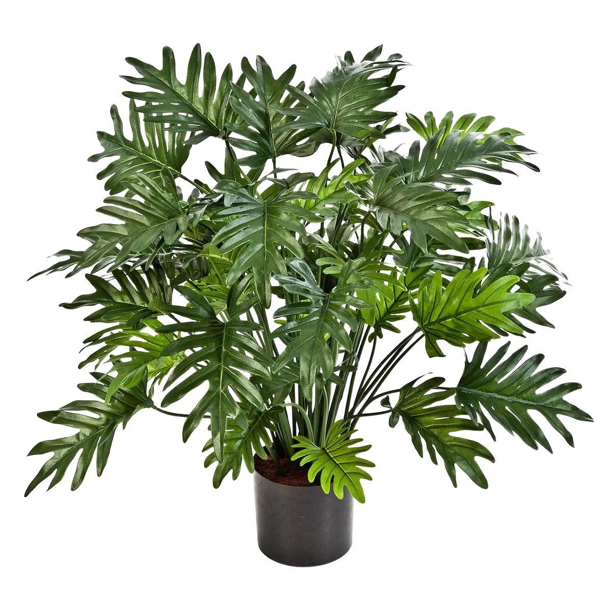 Künstliche Philodendron - Therese, 75 cm, Kunstpflanze von aplanta, in Natur, für drinnen