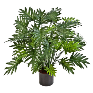Künstliche Philodendron - Therese, 75 cm, Kunstpflanze von aplanta, in Natur, für drinnen