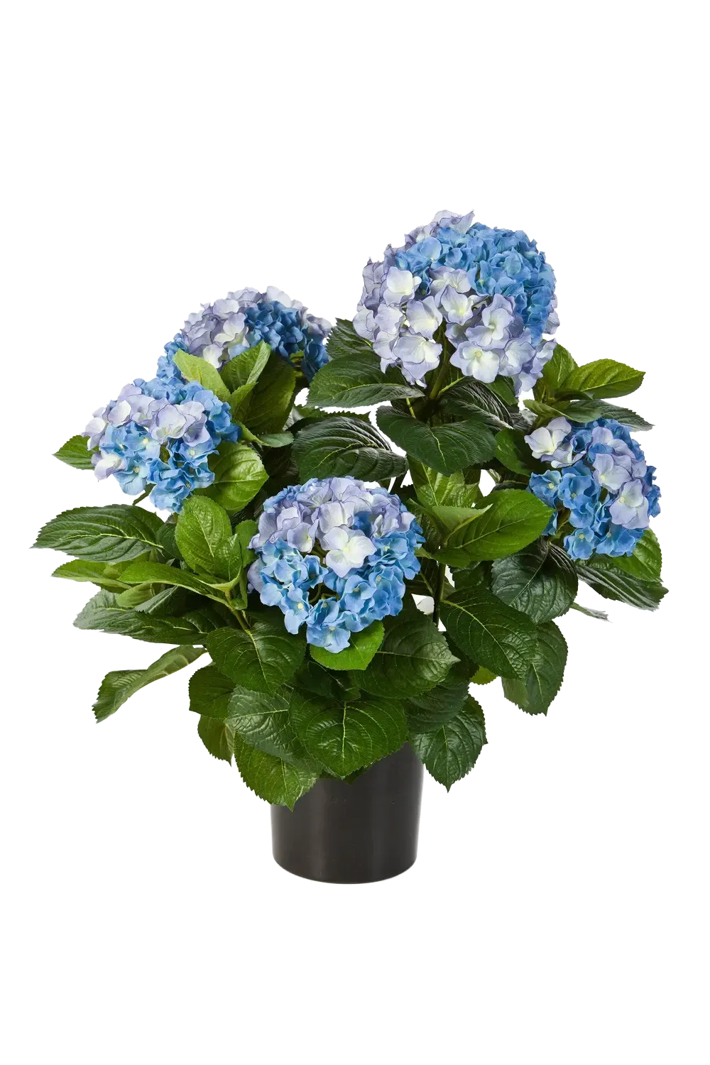 Künstliche Hortensie - Naomi, 53 cm, Kunstpflanze von aplanta, in Blau, für drinnen