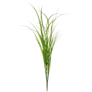 Künstliches Gras - Hubert, 90 cm, Kunstpflanze von aplanta, feuerhemmend, B1-zertifiziert, Steckpflanze, in Grün, für drinnen