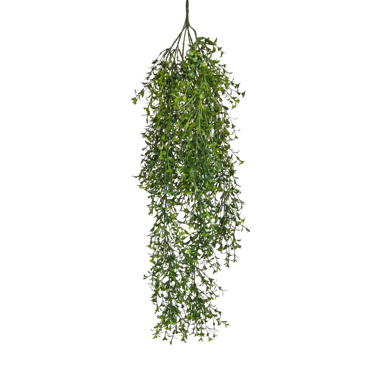 Künstlicher Hänge-Farn - Carsten, 80 cm, Kunstpflanze von aplanta, UV-beständig, feuerhemmend, B1-zertifiziert, Steckpflanze