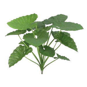 Künstliche Alocasia - Felix, 84 cm, Kunstpflanze von aplanta, feuerhemmend, B1-zertifiziert, Steckpflanze, in Grün