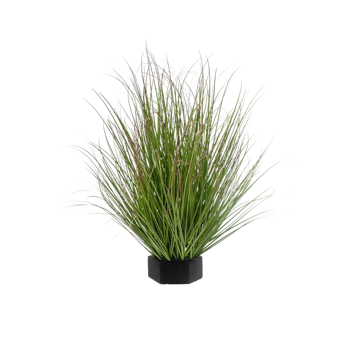 Künstliches Gras - Luzer, 66 cm, Kunstpflanze von aplanta, feuerhemmend, in Grün, für drinnen