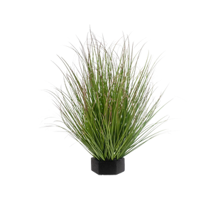 Künstliches Gras - Luzer, 66 cm, Kunstpflanze von aplanta, feuerhemmend, in Grün, für drinnen