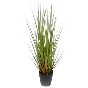 Künstliches Gras - Alfons, 52 cm, Kunstpflanze von aplanta, feuerhemmend, B1-zertifiziert, in Grün, für drinnen