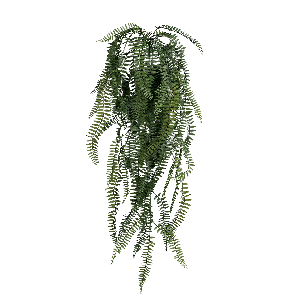 Künstlicher Hänge-Wurmfarn - Elanie, 86 cm, Kunstpflanze von aplanta, Steckpflanze, in Natur, für drinnen