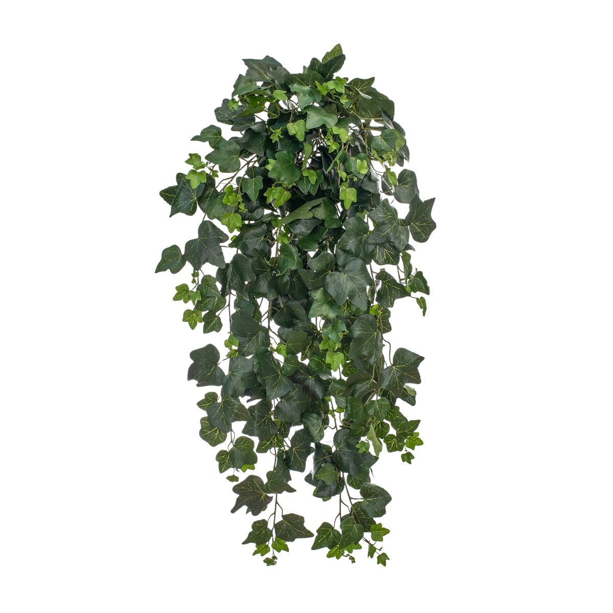 Künstlicher Hänge-Efeu - Tien, 75 cm, Kunstpflanze von aplanta, feuerhemmend, in Grün, für drinnen