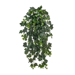 Künstlicher Hänge-Efeu - Tien, 75 cm, Kunstpflanze von aplanta, feuerhemmend, in Grün, für drinnen