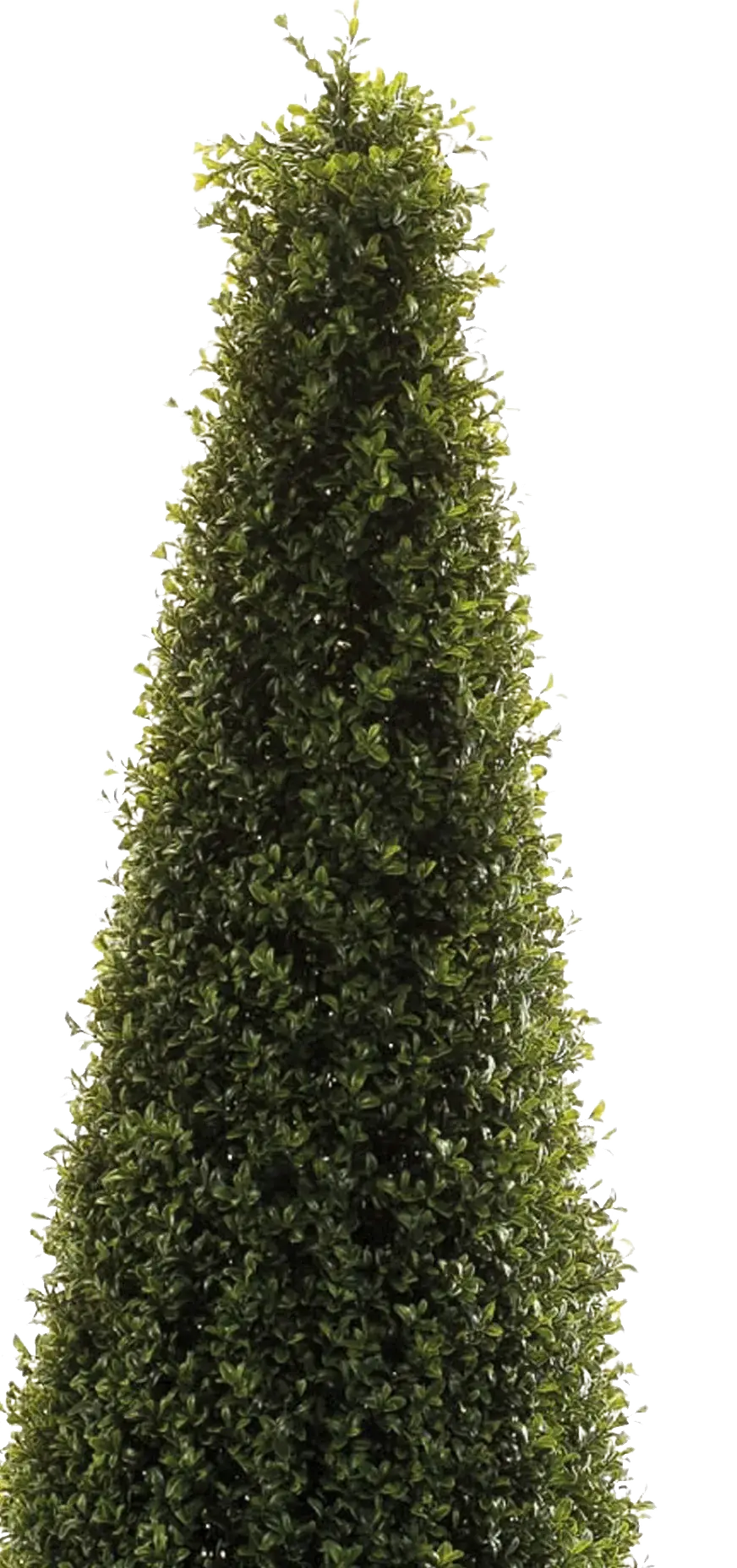 Künstliche Buchsbaumpyramide - Lucy, 135 cm, Kunstbaum von aplanta, UV-beständig, inkl. Dekotopf, in Grün, für draußen