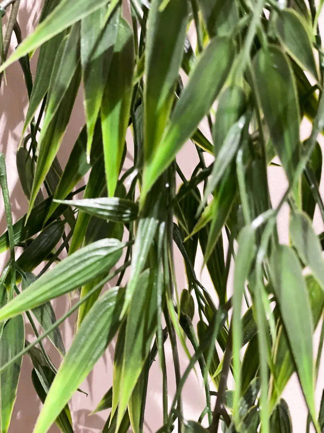 Künstlicher Hänge-Bambus - Natalie, 75 cm, Kunstpflanze von aplanta, Steckpflanze, in Natur, für drinnen